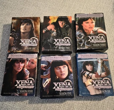 DVD com CD Rom e Moeda XENA WARRIOR PRINCESS: Série Completa Temporada 1-6  - Imagem 1 de 4