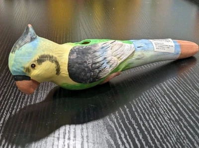 Planta de arcilla de pájaro loro de colección con estaca de riego automático ATICO INTERNATIONAL Foto 1 de 4