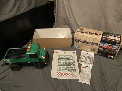 Tamiya CC-01  Mercedes-Benz Unimog 425 4WD Electric Truck Rc model # 58609 - Image 1 of 4