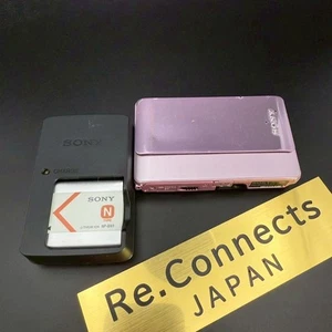 Sony Cyber-shot DSC-TX5 Pink 10.2MP 4.0x Digital Camera FROM JAPAN 【Near Mint -】 - Picture 1 of 20