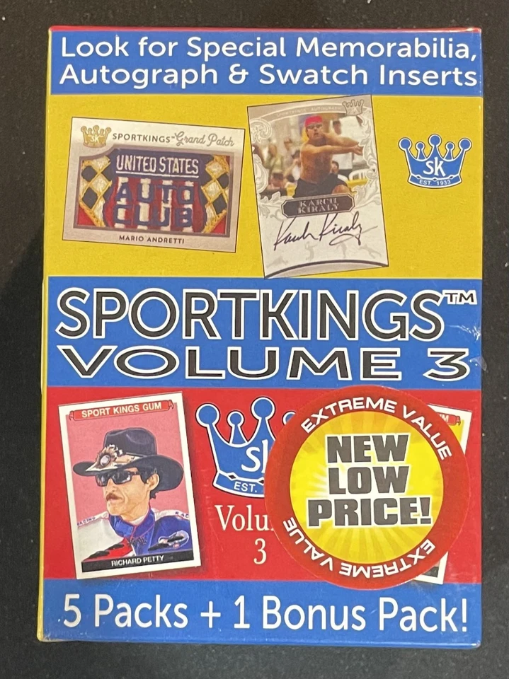 2022 SportKings Volume 3 Factory Sealed Blaster Box!! - Image 1 of 4