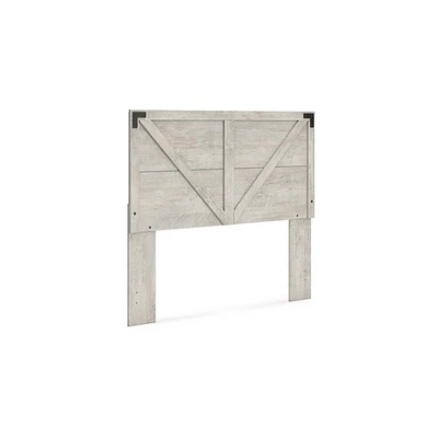 Shawburn Farmhouse Crossbuck Panel Headboard, Queen, Light Gray - Image 1 of 3