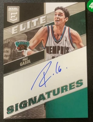 Pau Gasol 2022-23 Panini Donruss Elite Signatures Auto #ES-PAU - Imagem 1 de 2