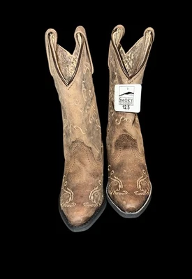 BOTAS DE MONTAÑA AHUMADAS Jolene Marrón Encerado Distress Western 12.5 (3754) Foto 1 de 4