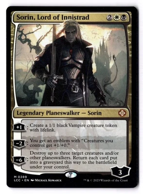 Sorin, Lord Of Innistrad NM* The Lost Caverns Of Ixalan ENGLISH 0289 -UnltdCards - Image 1 of 2