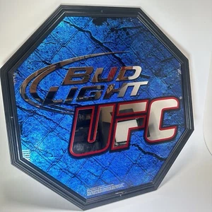 UFC Bud Light Mirror Bar Sign 30" x 30” - Picture 1 of 20