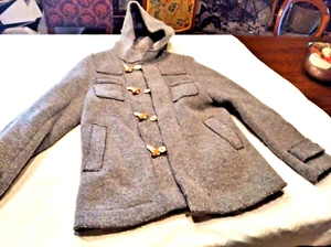 VINTAGE HERREN JACKE EXHIBIT ITALIA SCHURWOLLE GR 48 SCHURWOLLE KAPUZE - Bild 1 von 5