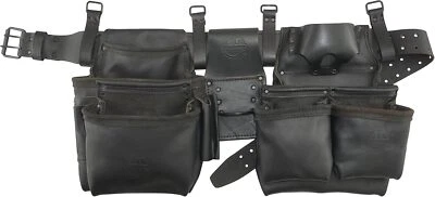 Graintex OD2222:: 10 Pocket Framers Tool Belt Premium Oil Tanned Leather