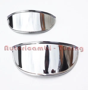 Coppia Palpebre per Cornice Faro per FIAT 500 F L R in Acciaio Cromato - Afbeelding 1 van 1