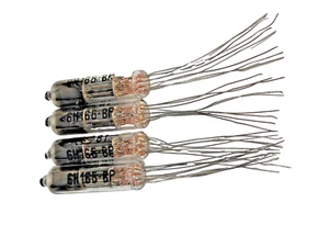 6N16B-VR/6Н16Б-ВР Double Triode Miniature Tube MELZ OTK / GOLD GRID/NEW QTY-2 - Picture 1 of 3