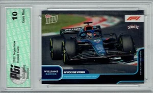 Nyck de Vries 2022 Topps Now #56 Impressive Debut Rookie Card PGI 10 - Picture 1 of 1