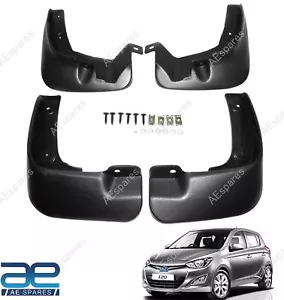Mud Flap Set of 4 Compatible With Hyundai I20 Type-2 ECs - Picture 1 of 7