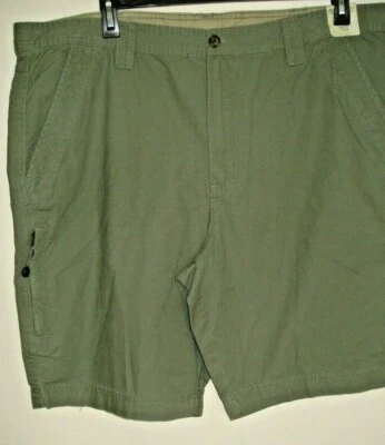 Pantalones cortos de lona para hombre talla 42 verde vida al aire libre Foto 1 de 2