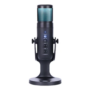 USB Condenser Microphone Tabletop Desktop Microphone with Stand M4W8 - Picture 1 of 9