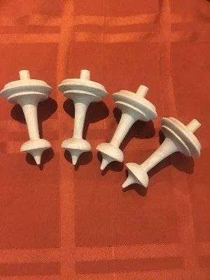 Remates de piezas de reloj de cuco ferroviario (juego de 4) Ver las medidas. Foto 1 de 3