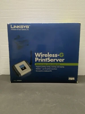 Cisco Linksys WPSM54G Wireless-G Print Server - Image 1 of 4