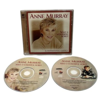 Anne Murray What a Wonderful World 2 CD 26 Inspirational Classics 1999 Foto 1 de 4