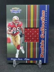 2006 Donruss Threads Collection Materials /500 Vernon Davis #RCM-13 Rookie RC - Picture 1 of 2