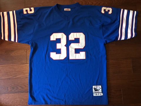 Mitchell & Ness OJ Simpson #32 Buffalo Bills 1975 Throwback Jersey Size 52 NFL Cover