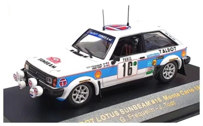 Ixo Models 1/43 Scale RAC037 - Talbot Lotus Sunbeam - #16 Monte Carlo 1981 - Image 1 of 4