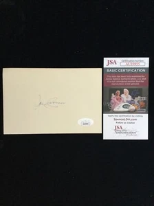 Joe Cronin Signed Cut / Index Card JSA - BC -1 # - Picture 1 of 3