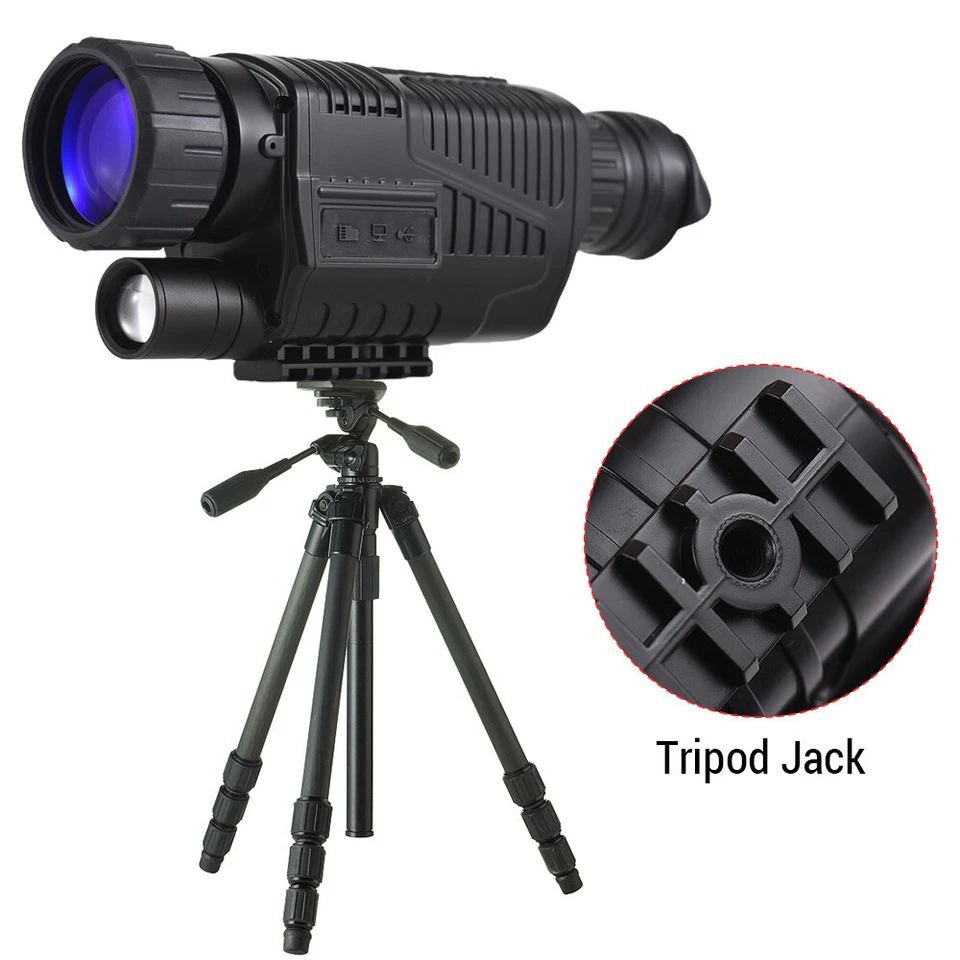 5X40 Infrared Digital Monocular 4K Night Vision Telescope Night Vision Device - Image 1 of 4