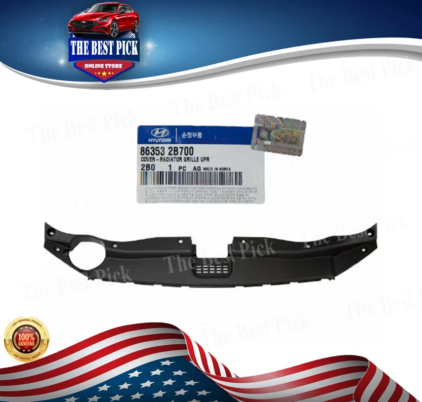 ⭐GENUINO⭐ Cubierta de rejilla Protector de vista de radiador superior para SANTA FE 10-12 863532B700 Foto 1 de 1