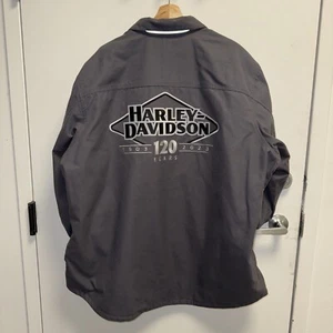 Chaqueta Camisa de Montar Operativa Harley Davidson 120 Aniversario Para Hombre Talla 3XL NUEVA CON ETIQUETAS - Imagen 1 de 12