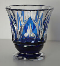 Vase en cristal de Val Saint Lambert modèle "Loire" VSL
