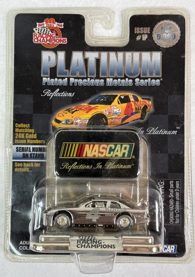 Racing Champions Cartoon Network #9 Nascar Platinum Plated Precious Metals Series Diecast Car