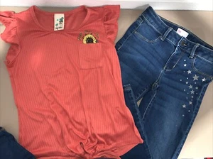 Set Of Pants Sz12 And Lily Blue Blouse Sz L (14) - Picture 1 of 10