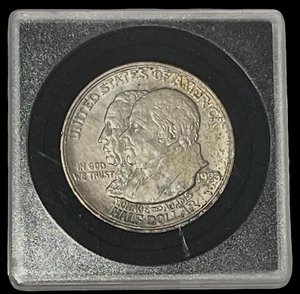 1923-S Monroe Adams Silver Monroe Doctrine Centennial Commemorative Half Dollar - Picture 1 of 10