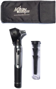 Mini Pocket Size Veterinary Otoscope Set with Extra Specula & Compact Wallet - Picture 1 of 7