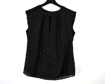 French Connection Tank Top Womens Black Size 10 Spotted   - image 1 of 4