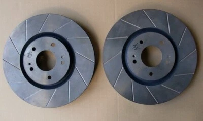 MITSUBISHI GENUINE Lancer Evo 6~8 series Front slit rotor set for 6〜8 - Изображение 1 из 3