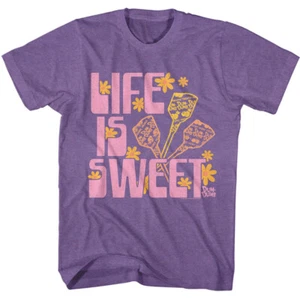Dum Dums Candy Suckers Orange Ananas Kirsche Life Is Sweet Herren T-Shirt - Bild 1 von 3