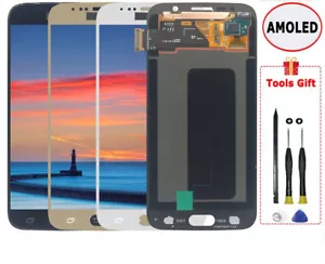 For Samsung Galaxy S6 SM-G920 AMOLED LCD Display Touch Screen Digitizer + Tools - Picture 1 of 31