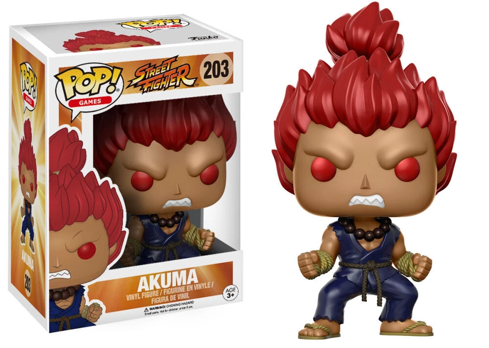 Funko Pop! Vinyl: Street Fighter - Akuma - GameStop (Exclusive) #203