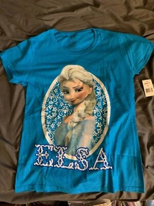 NWT New With Tags Frozen Disney Elsa Shirt - Picture 1 of 1