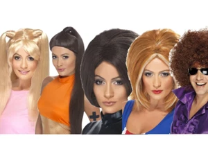 Peluca Spice Girls Años 90 Vestido Elegante Accesorio Deportivo Posh Bebé Jengibre Scary Spice - Imagen 1 de 6