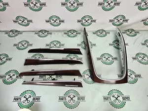 09-12 AUDI Q5 INTERIOR WOOD TRIM SET OF 5 ITEM OEM - Picture 1 of 20