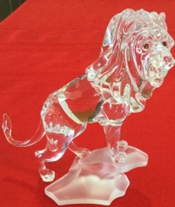 Swarovski Kristall Figur LÖWE AUF FELS # 269377 Schwan Logo RAR - Bild 1 von 7