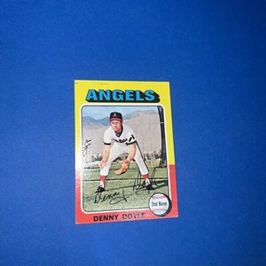 1975 Topps Mini #187 Denny Doyle ANGELS MLB 🔥1015