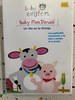BABY EINSTEIN DVD BABY MACDONALD UN DIA LA GRANJA WALT DISNEY COMPANY PAL - Imagen 1 de 3