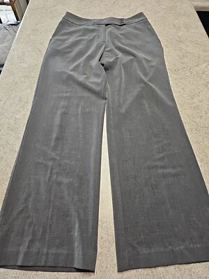 Pantalones de vestir para mujer Ninety gris liso talla 8 Foto 1 de 4