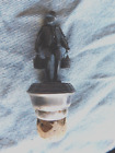 Hallmarked WME Silver Color Farmer w/Water Buckets Wine Cork Stopper Figurine