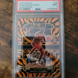 Donovan Mitchell 2023 Select Tiger #38 Cleveland Cavaliers PSA 9 - Picture 1 of 3
