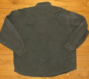 Carhartt Herren Flanell gefütterte Hemdjacke 2XL Regular grün Baumwolle Canvas S96MOS - Bild 1 von 6