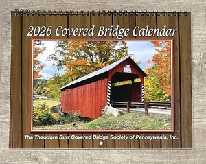 2026 Pennsylvania Covered Bridge Calendar - Picture 1 of 5