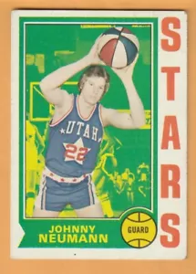Johnny Neumann Utah Stars 1974-75 Topps #238 Ole Miss Rebels Mississippi - Imagen 1 de 2